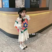2022年春の女の子がベビースカート韓国風子供服をドレスアップ
