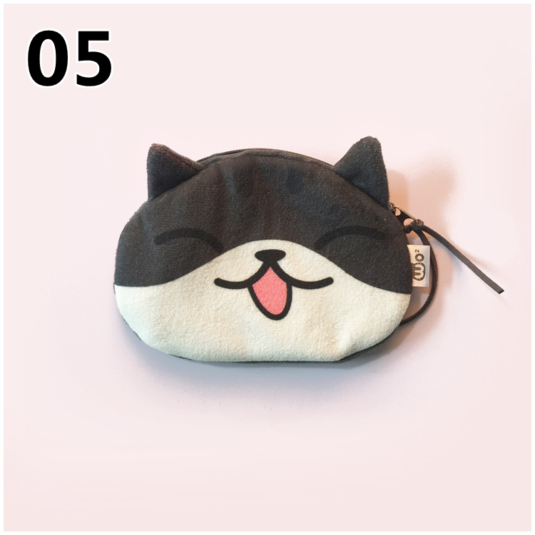 7色 可愛い 猫の小銭入れ ミニ財布 コインケース キーケース 小物入れ