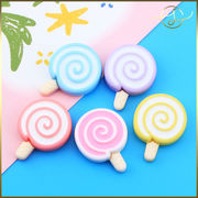 【5色】キャンディ 樹脂 デコパーツ DIYパーツ 手芸 ドールハウス ハンドメイド