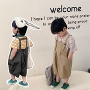 【2023夏服】韓国風子供服 ベビー服 　無地　オーバーオール　サロペット　オールインワン