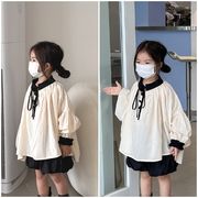【2023春新作】韓国風子供服 ベビー服 キッズ  女の子　カジュアル  長袖　トップスOR短パン