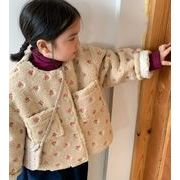 秋冬新作 韓国風子供服  厚手のトップス    コート  もふもふ  長袖   女の子  可愛い