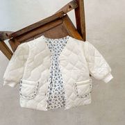 2023冬　子供服　コート　女の赤ちゃん　キッズ服　厚い　綿　可愛い　長袖　ファッション