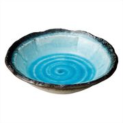 [器の杜] 藍染スカイ手造り4.8丸鉢[美濃焼 食器 陶磁器]
