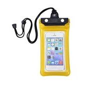 スマート防水電話ケース水中収納バッグiPhone11/12/13 ... yellow