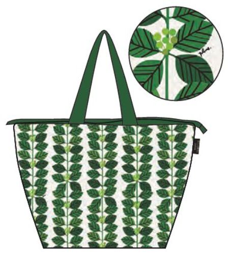 Shopping basket Bag(簡易保冷機能付き)葉っぱ DJH-026