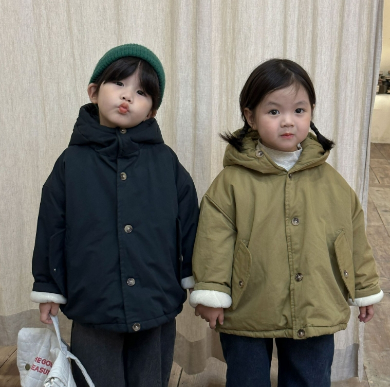 冬新作　韓国風子供服  ベビー服   コート   綿入れの着物    暖かい服   長袖  男女兼用