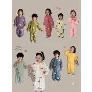 2023新作 韓国子供服 ベビー服 キッズ 女の子のルームウェア  セットアップ コート セーター90-140cm