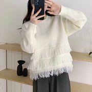 【2023秋冬新作】韓国風デザインニットセーターおしゃれカジュアル