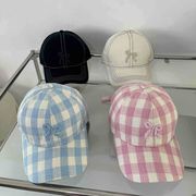 帽子　キャップ　野球帽　蝶結び　刺繍　レディース　韓国ファッション　4colors