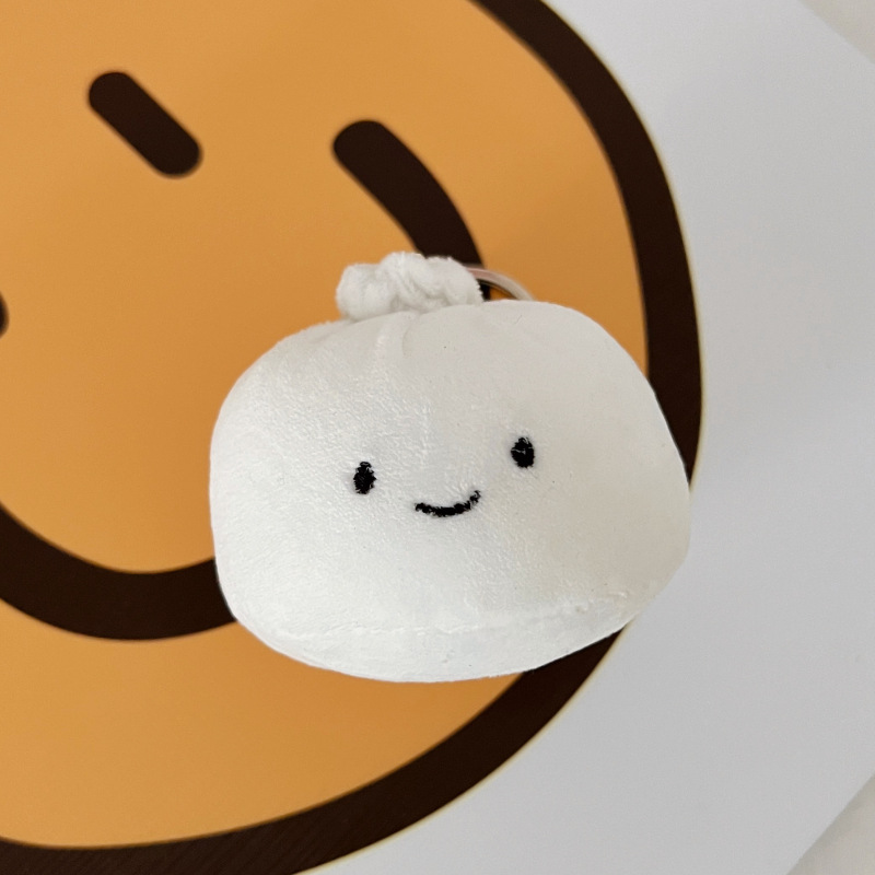 団子 蒸しパン キーホルダー かわいい 餃子と饅頭 食べ物の