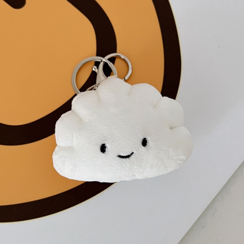 団子 蒸しパン キーホルダー かわいい 餃子と饅頭 食べ物の