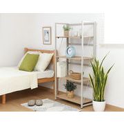 折りたたみシェルフ アロン4段 NA