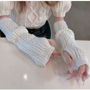 ファッション小物 手袋 グローブ  ニット手袋  防寒 毛糸 アームカバー