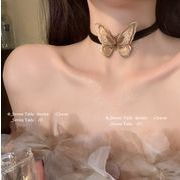 欧米スタイル コスプレ ネックレス おび チョーカー 蝶 人形の飾り物 セクシー