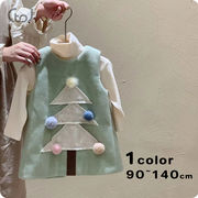 ★Girls★　子供ワンピーズ　90~140cm　クリスマスワンピーズ　韓国キッズファッション