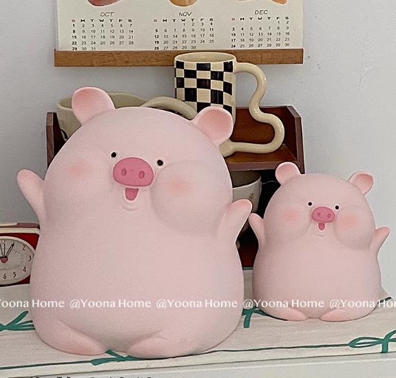 INS 装飾 豚の置物 インテリア 自宅 置物を飾る 子供 おもちゃ 雑貨 プレゼント 貯金箱 創意撮影装