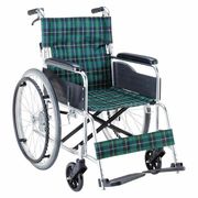 NEW収納式アルミ製ノーパンク車椅子 自走式 非課税品