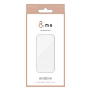 エレコム iPhone 15 Pro &me ガラスフィルム フレーム付き 高透明 PM-