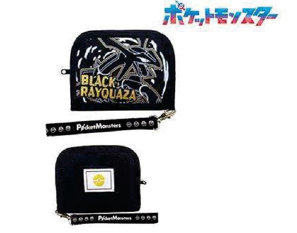 ポケットモンスター ラウンドウォレット 黒いレックウザ PM-4172-BK