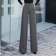 レディース ボトムス ズボン パンツ 大きいサイズ 2020年秋冬新作 ストレートパンツ ストライプパンツ