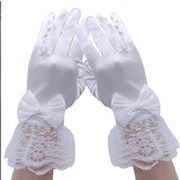 結婚式手袋 花嫁手袋 手袋 ドレス手袋  短い手袋 ベビーグローブ 学生のパフォーマンス 子供用手袋