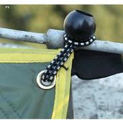 弾性ロープ ストラップ 弾性ボール輪ゴム テントクリップ 固定ボールクリップ 弾性バインディングロープ