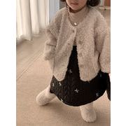 コート キッズ 韓国風子供服  ベビー服  厚手 アウター 裹起毛コート ジャケット 2色
