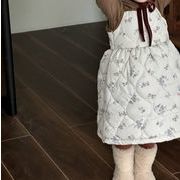 スカート    韓国風子供服    キッズ服    花柄ワンピース