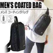 メンズコーティングバッグ☆ボディバッグ【MEN’S COATED BAG】