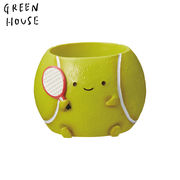 ■GREEN HOUSE(グリーンハウス）■■多肉アイテム■　リトルレジンポット　テニスボール