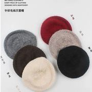 2024新品  キッズ  帽子  韓国ファッション 子供用  カジュアル  ベレー帽    無地   男女兼用  6色