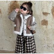 女の子    コート    ベビー服     韓国風子供服    ベスト    アウター
