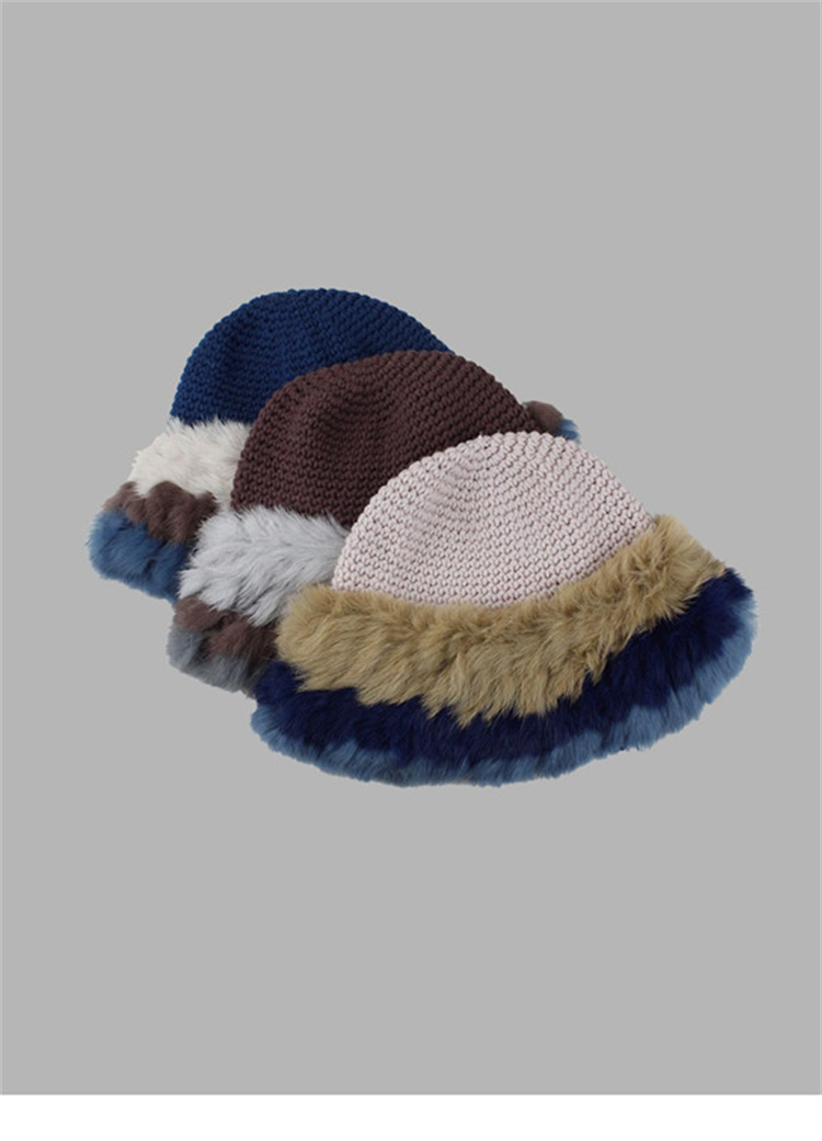 楽しておしゃれ 激安セール ウサギ帽子 秋冬 保温 パイル帽子 ニット帽子 包頭 耳保護帽 バケットハット