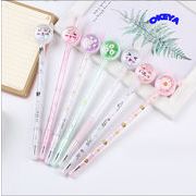 ボールペン　可愛い　文房具　学生用品　事務用品　ペン　0.5mm　笑顔　キラキラ　ブラックインク　6色展開