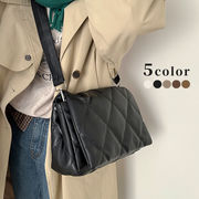 ショルダーバッグ　鞄　レディース　バイカラー　韓国ファッション　5colors