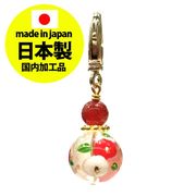 プリントストーンチャーム　椿　【日本製】