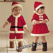 幼児男性と女性クリスマス子供服赤ちゃんクリスマスパフォーマンス服クリスマス帽子ジャンプスーツスカート