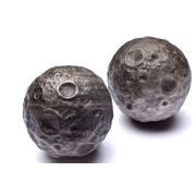 シルバーオブシディアン　38-41mm　惑星彫刻 置物 1個売り _CRG120【宅急便のみ】
