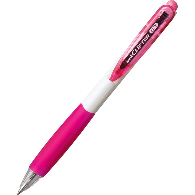 三菱 クリフター ボールペン SN11807NW13 白ピンク