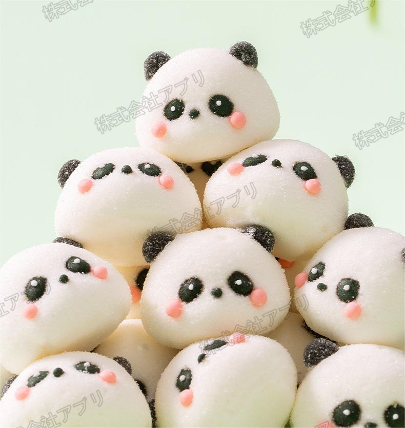 【10個入】3種型　パンダマシュマロ　マシュマロ　パンダ　pandaマシュマロ　 marshmallow  綿菓子 人気　