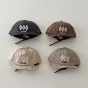 ★全5色★　子供帽子　ショートつばキャップ　ベビーハット　紫外線対策　韓国キッズハット