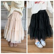 韓国風子供服 ベビー服  女の子 ミルクティー色  チュチュスカート 90-150cm