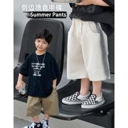 2024 INS 夏新作  韓国風子供服  男女兼用  ショートパンツ  ボトムス  ズボン  2色