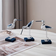 おしゃれの必需品  家庭用振り子 テーブル用振り子 地中海 木質 古い 海鳥の3点セット 装飾 撮影道具