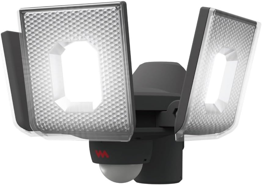 ムサシ(MUSASHI) 5W×3灯スライド型LED充電式センサーライト　LED-RC830
