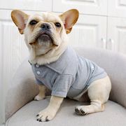 ドッグウェア Tシャツ カットソー ポロシャツ 犬柄 アニマル柄 シンプル カジュアル
