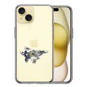 iPhone15 側面ソフト 背面ハード ハイブリッド クリア ケース 航空自衛隊 F-15J アグレッサー