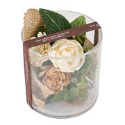 ■特価値下げ■ソラフラワーアクリルポット　ホワイトアレンジメント（キット・セット含む）1コ