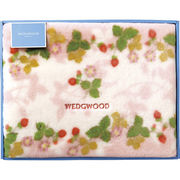 ウェッジウッド ワイルドストロベリー アクリルニューマイヤー毛布(毛羽部分) ピンク C5